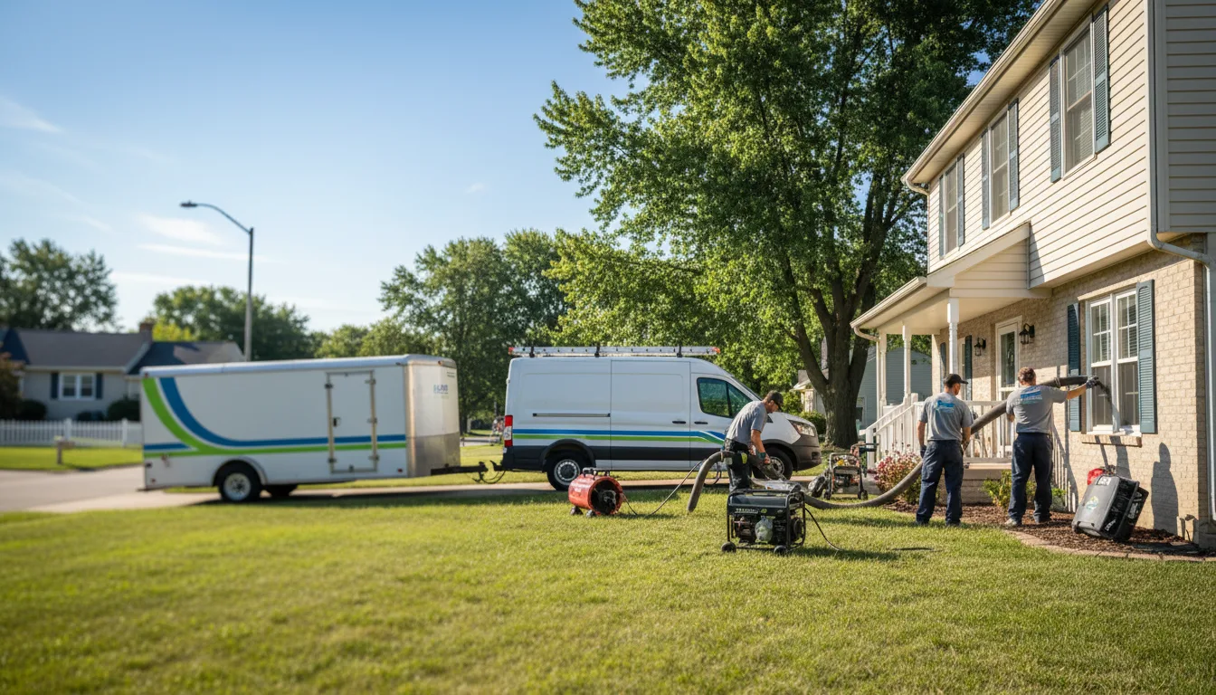 Flooded Basement Restoration And Cleanup With Repair in Westboro, WI near me